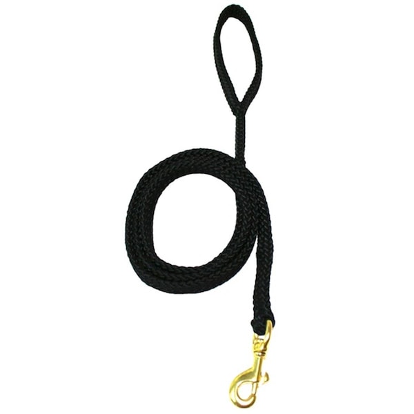 Domesticated Supplies 3644-PP Flat Braided Rope Lead with Snap, Purple & Pink - 0.62 in. DO3000988 - main